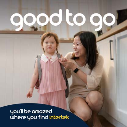 A mother helping her child prepare for school